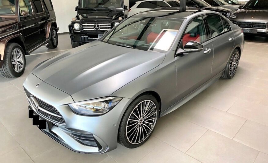 مرسيدس بنز C 220d Designo selenite gray ديزاينو سيلينيت جراي ماغنو مات MY 2021 (10119) (910.000,00 MAD)