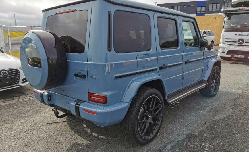 Mercedes Benz G 63 AM 2021 Cuir Semi-Aniline Bleu De Chine – Rouge (10128) (3.820.000,00 MAD)