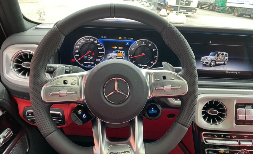 مرسيدس بنز G 63 AMG الصين الأزرق جلد كامل ، أحمر أسود MY 2022 (10202) (4.317.000,00 MAD)