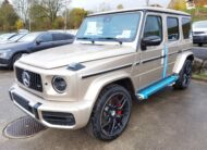 مرسيدس بنز G 63 AMG ترافرتين بيج – تشطيب معدني (693) مقاعد جلد نابا ، لون واحد أحمر بنغالي (927) MY 2022 (10199) (4.157.000,00 MAD)