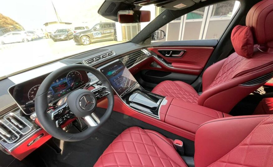 Mercedes Benz S 500 AMG Line Blanc Polaire Exclusivite Rouge (507) MON 2022 (10217) (2.523.000,00 MAD)