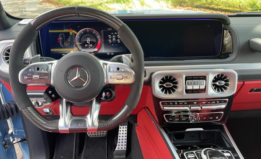 مرسيدس بنز G 63 AMG الصين الأزرق جلد كامل ، أحمر أسود MY 2022 (10202) (4.317.000,00 MAD)