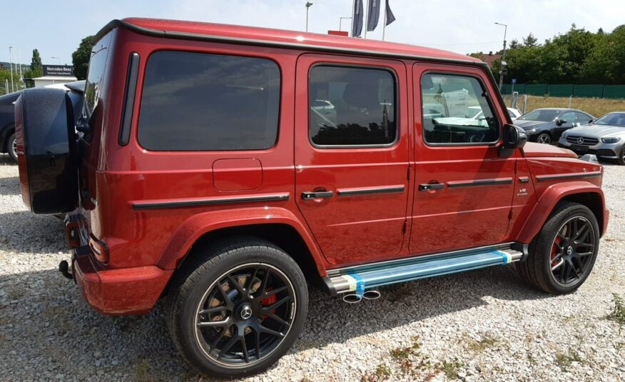 Mercedes Benz G 63 AMG 4×4 Hyacinthe Rouge Plein Cuir Rouge Noir MON 2022 (10219) (4.068.000,00 MAD)