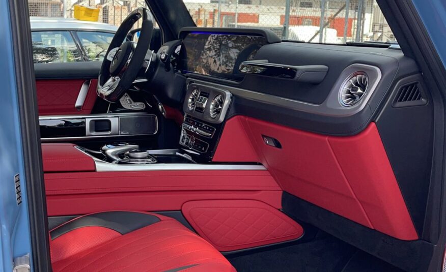 Mercedes Benz G 63 AMG China Blue  Full Leather, Red Black MY 2022 (10202) (4.317.000,00 MAD)