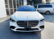 مرسيدس بنز S 500 AMG Line Polar White – جلد معدني حصري – أحمر (507) MY 2022 (10217) (2.523.000,00 MAD)