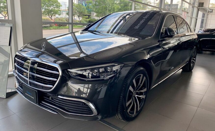 مرسيدس بنز S 450 Obsidian black metallic لونج سبج جلد أسود ميتاليك بيج فاخر MY 2022 (20213) (2.505.000,00 MAD)