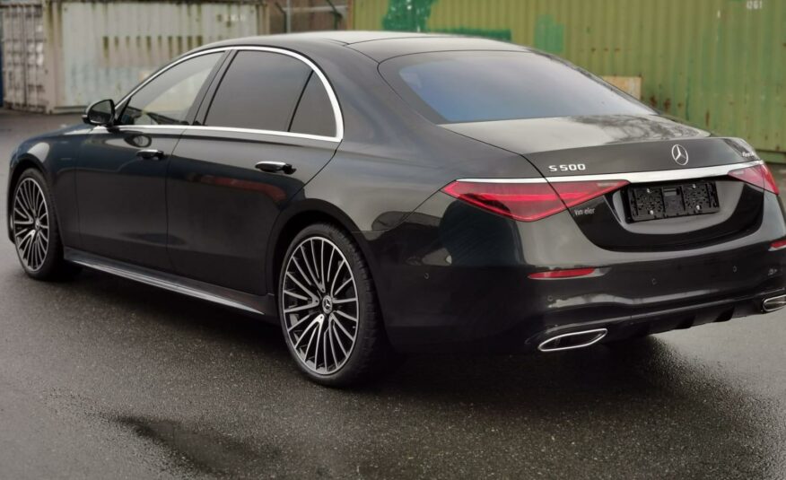 مرسيدس بنز S 500 Obsidian black Leather جلد أسود سبج أحمر حصري MY 2022 (10215) (2.487.000,00 MAD)