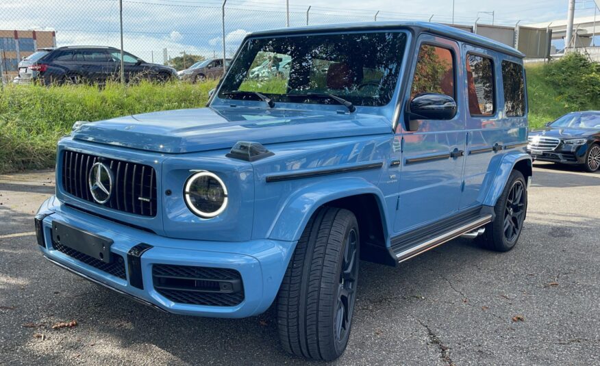 Mercedes Benz G 63 AMG China Blue  Full Leather, Red Black MY 2022 (10202) (4.317.000,00 MAD)