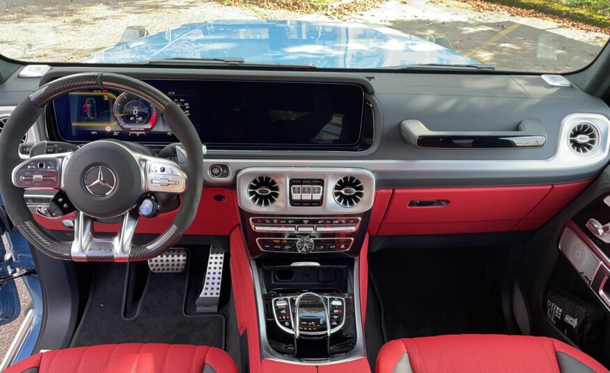 Mercedes Benz G 63 AMG China Blue  Full Leather, Red Black MY 2022 (10202) (4.317.000,00 MAD)