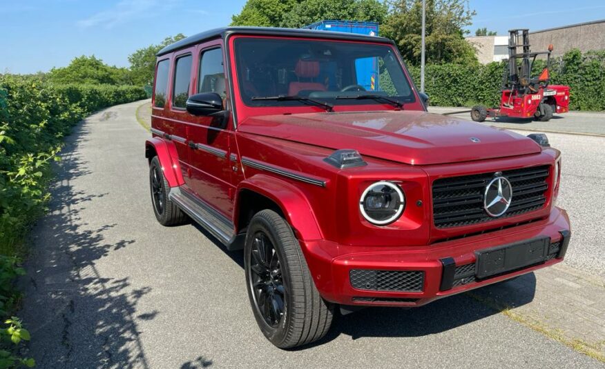 Mercedes Benz G 500 Designo Hyacinth Cuir Rouge Noir MON 2022 (10210) (2.558.000,00 MAD)