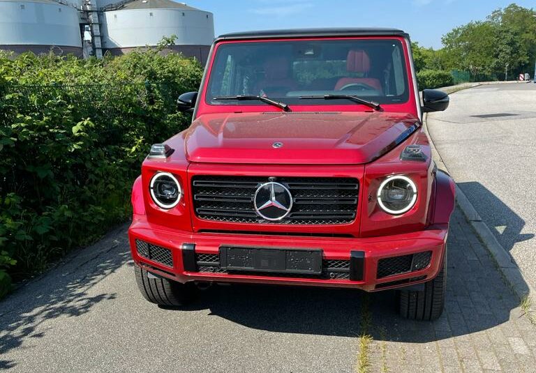 Mercedes Benz G 500 Designo Hyacinth Cuir Rouge Noir MON 2022 (10210) (2.558.000,00 MAD)