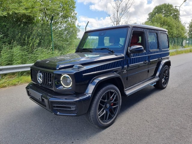 مرسيدس بنز G 63 سبج أسود معدني (197) جلد نابا شبه أنيلين أحمر MY 2022 (10187) (4.193.000,00 MAD)