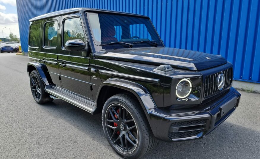 مرسيدس بنز G 63 سبج أسود معدني (197) جلد نابا شبه أنيلين أحمر MY 2022 (10187) (4.193.000,00 MAD)