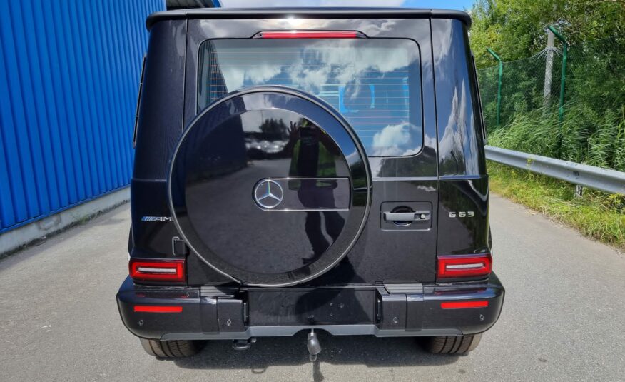 Mercedes Benz G 63 Noir Obsidienne Metal (197) Cuir Nappa Semi Aniline Rouge MON 2022 (10187) (4.193.000,00 MAD)