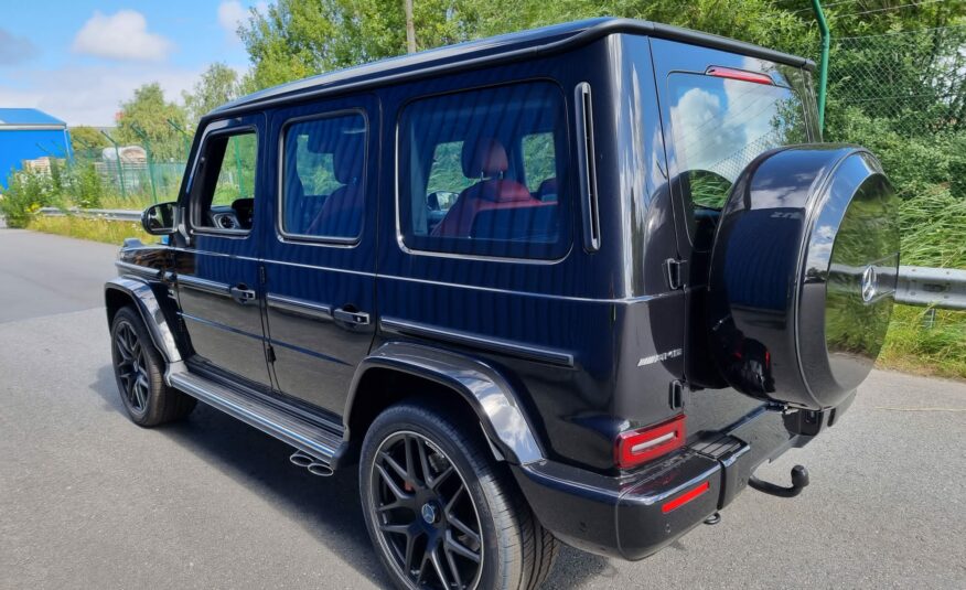 Mercedes Benz G 63 Obsidian black metallic (197) Nappa leather semi aniline red MY 2022 (10187) (4.193.000,00 MAD)