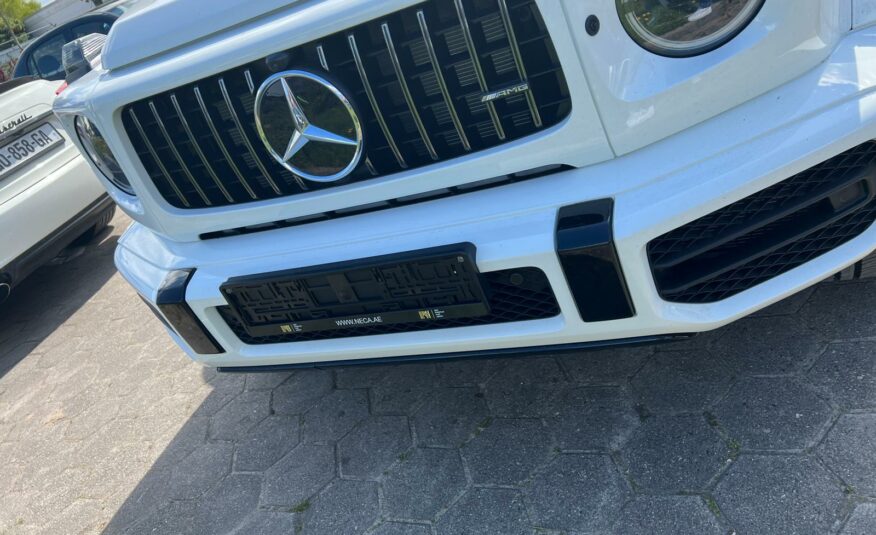 Mercedes Benz G 63 Polar White – تشطيب قياسي (149) جلد نابا شبه أنيلين أحمر MY 2022 (10164) (4.175.000,00 MAD)