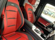 Mercedes Benz G63 AMG 4×4  Obsidian black metallic – finish (197)  Full leather black – red MY 2022  (10166)  (4.175.000,00 MAD)